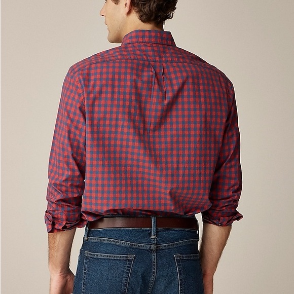 J.Crew Relaxed Secret Wash cotton poplin shirt - Picture 2 of 10